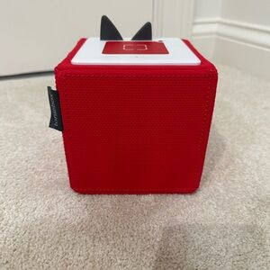 Tonies Red Audio Play Cube for Kids + Tonies and Carrying Case